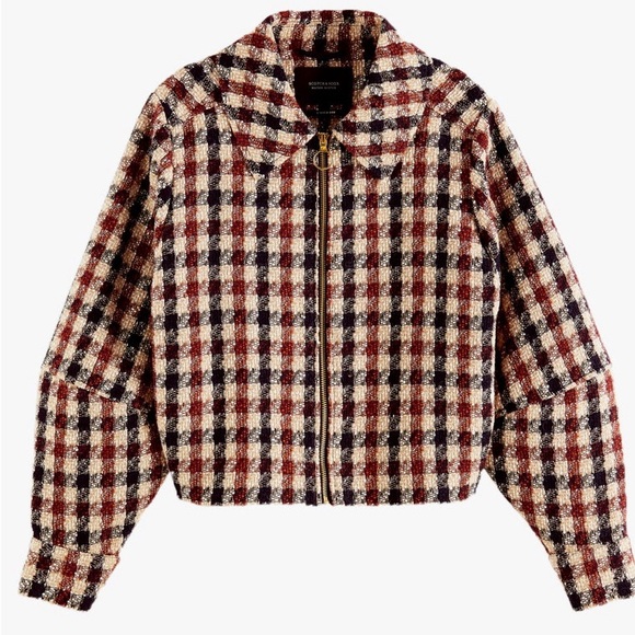 Scotch & Soda Jackets & Blazers - Scotch & Soda Short Tweed Jacket